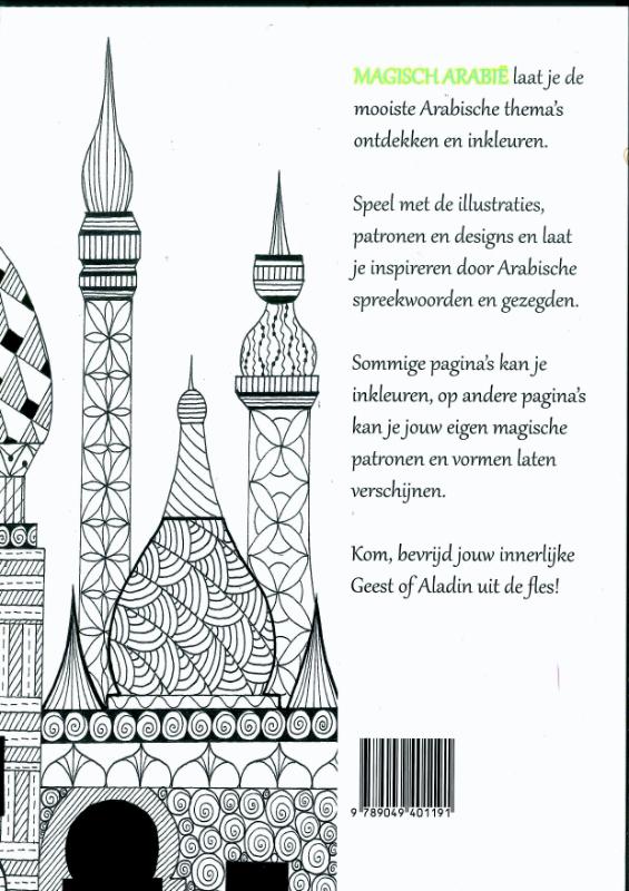 Achterkant van Magisch Arabië