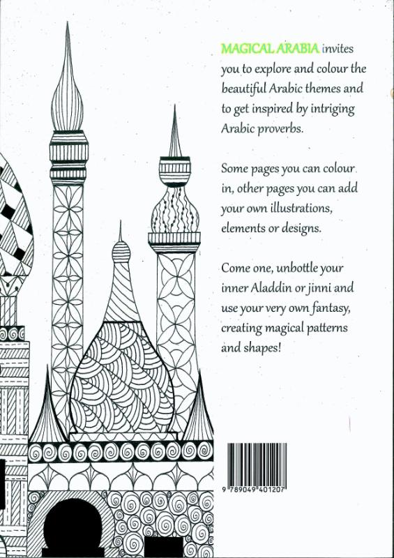 Achterkant van Magical Arabia