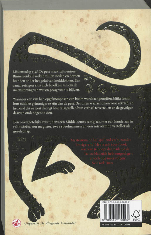 Achterkant van Het gezelschap van leugenaars