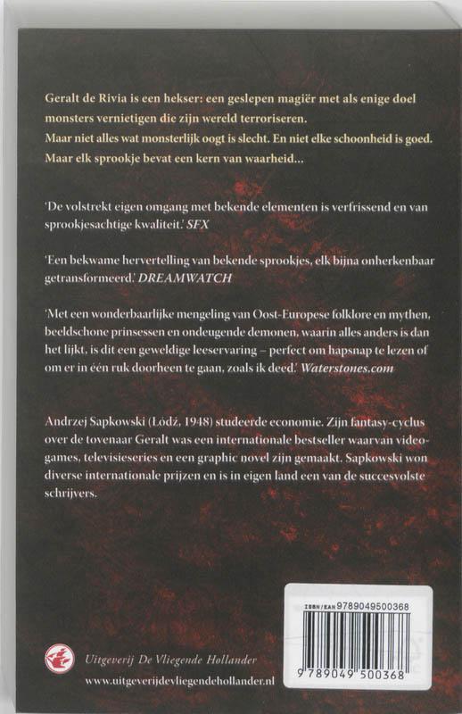 Achterkant van De laatste wens