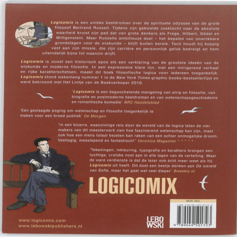 Achterkant van Logicomix