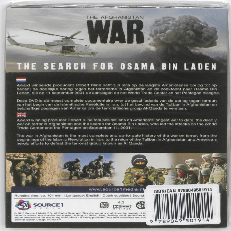 Achterkant van War in Afghanistan
