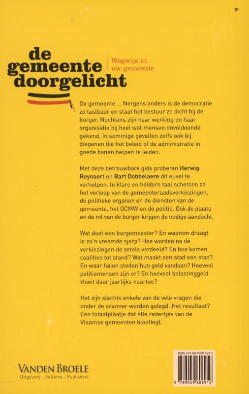 Achterkant van De gemeente doorgelicht