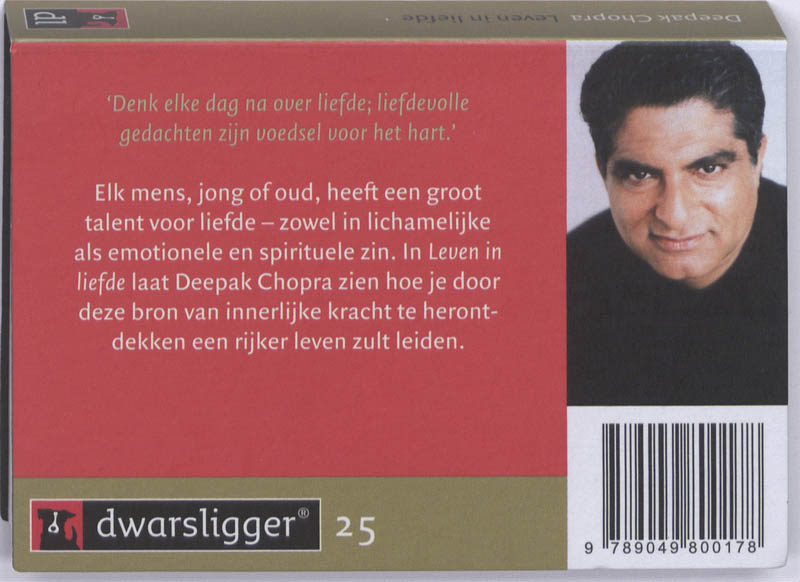 Achterkant van Leven in liefde