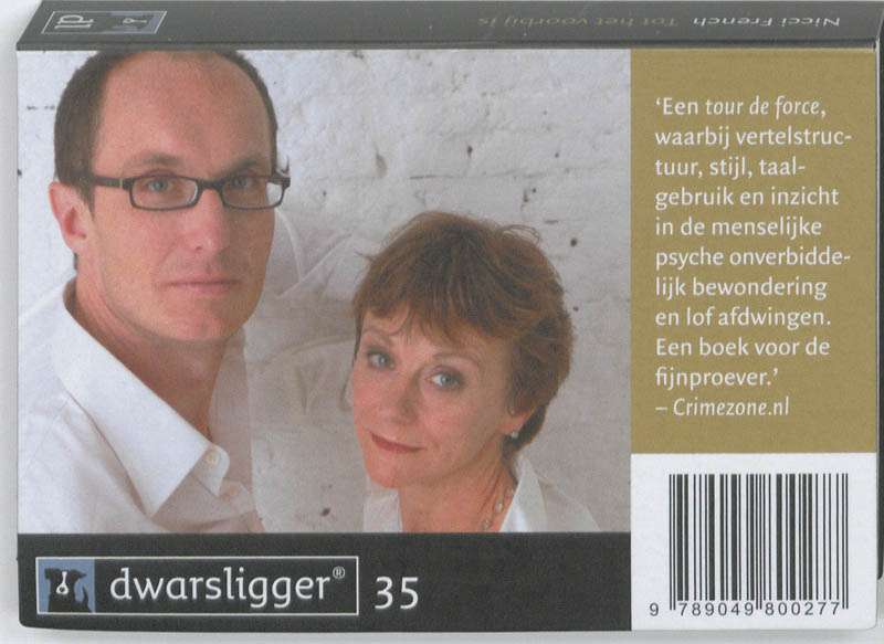 Achterkant van Tot het voorbij is
