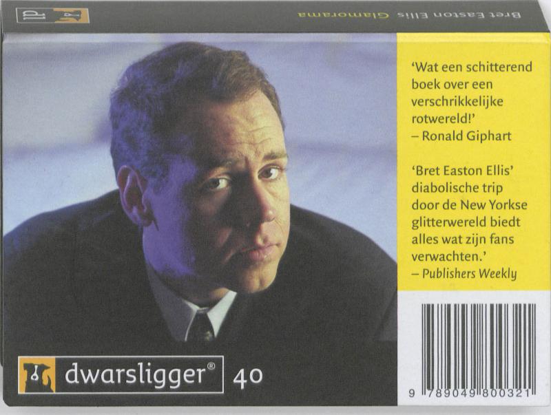 Achterkant van Glamorama