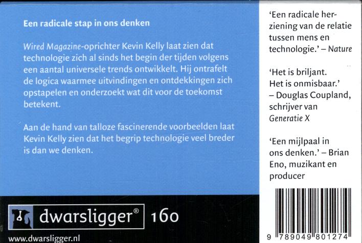 Achterkant van De wil van technologie