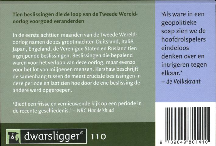 Achterkant van Keerpunten