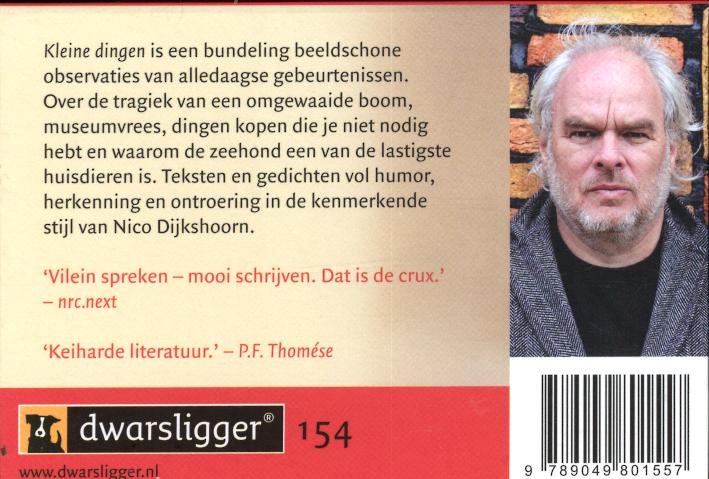 Achterkant van Kleine dingen