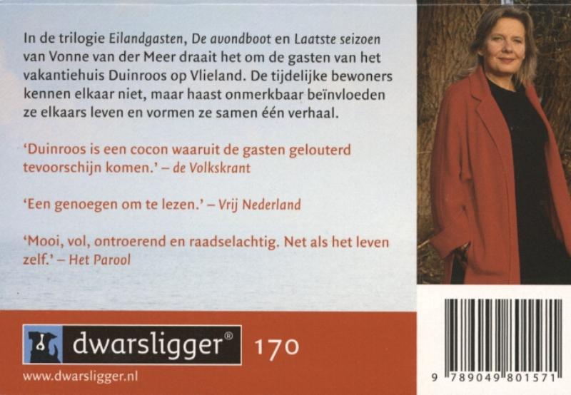 Achterkant van Eilandgasten ; De avondboot ; Het laatste seizoen