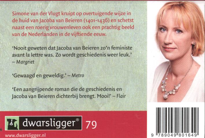 Achterkant van Jacoba, dochter van Holland