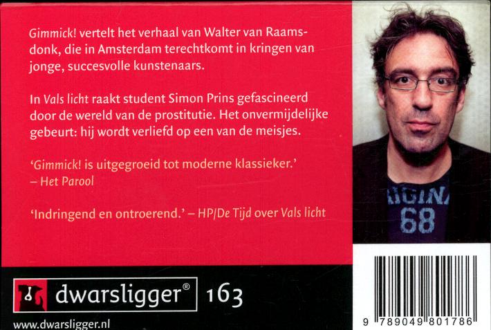 Achterkant van Gimmick! ; Vals licht