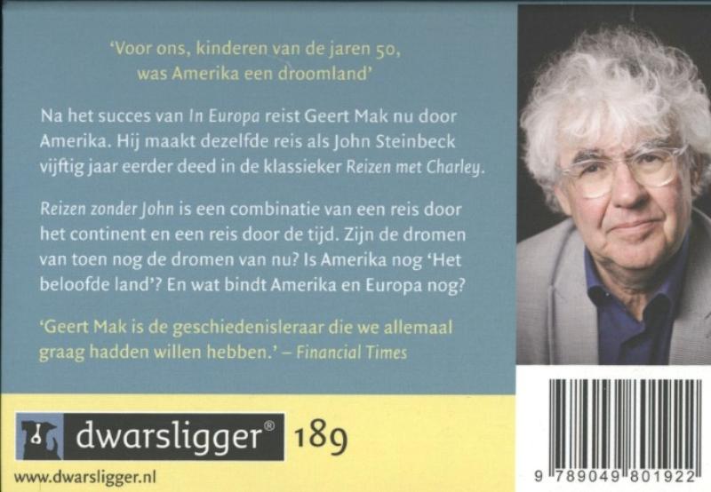 Achterkant van Reizen zonder John