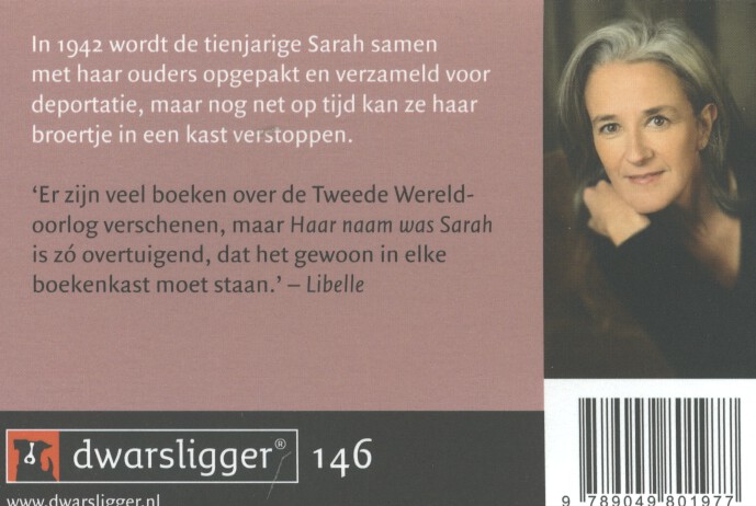 Achterkant van Haar naam was Sarah