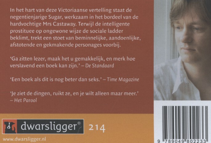 Achterkant van Lelieblank, scharlaken rood