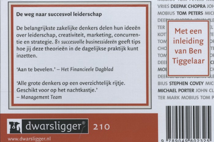 Achterkant van 81 succesvolle businessideeen