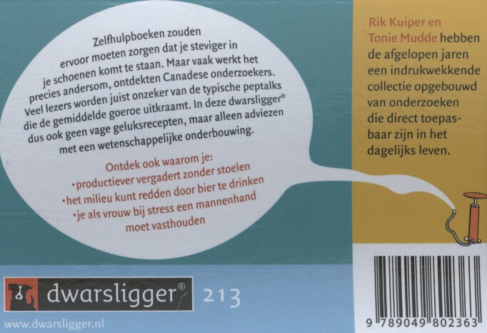 Achterkant van Lees geen zelfhulpboek