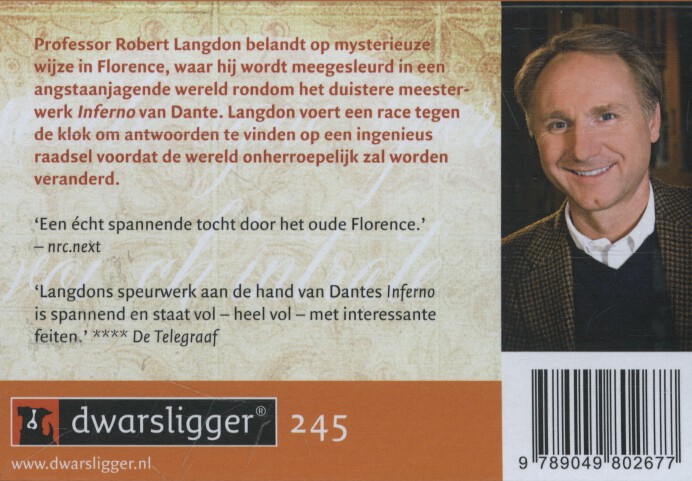 Achterkant van Inferno