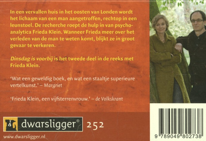 Achterkant van Dinsdag is voorbij