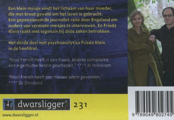Achterkant van Wachten op woensdag
