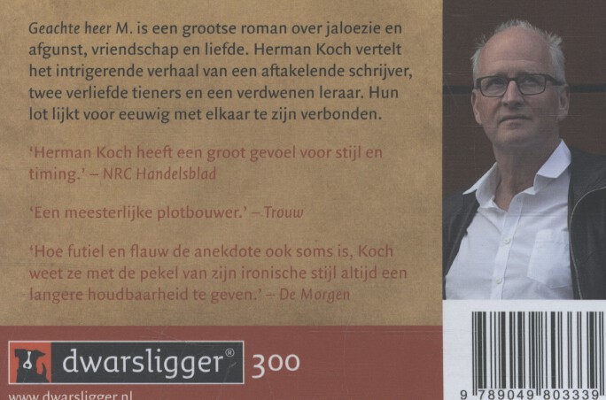 Achterkant van Geachte heer M.