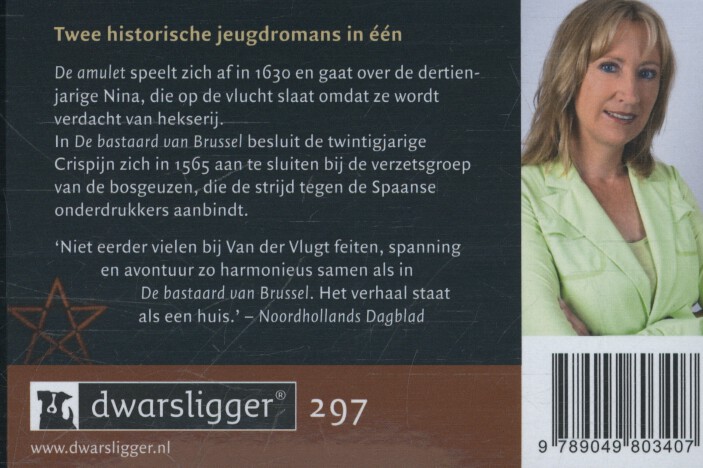 Achterkant van De amulet ; De bastaard van Brussel