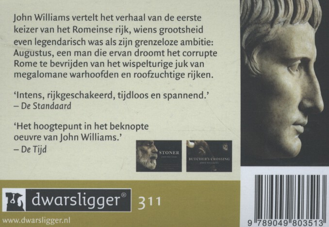 Achterkant van Augustus