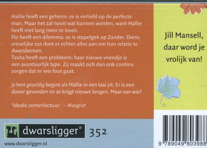 Achterkant van Je bent geweldig