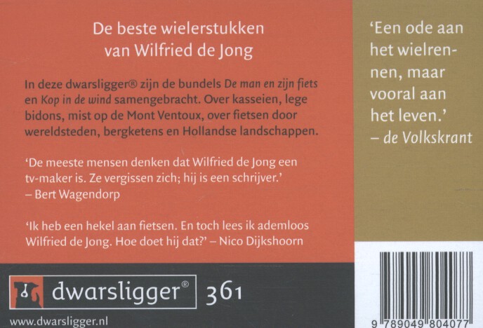 Achterkant van De man en zijn fiets & Kop in de wind