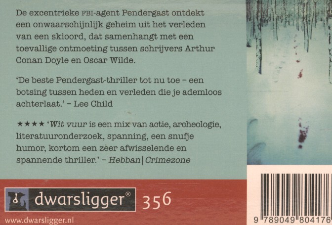 Achterkant van Wit vuur