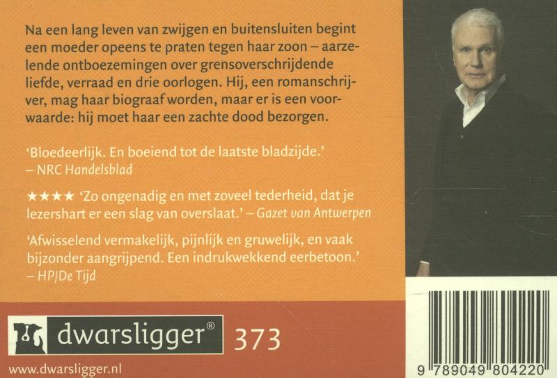 Achterkant van Ik kom terug