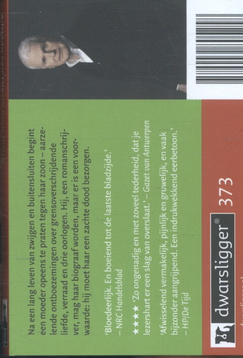 Achterkant van Ik kom terug
