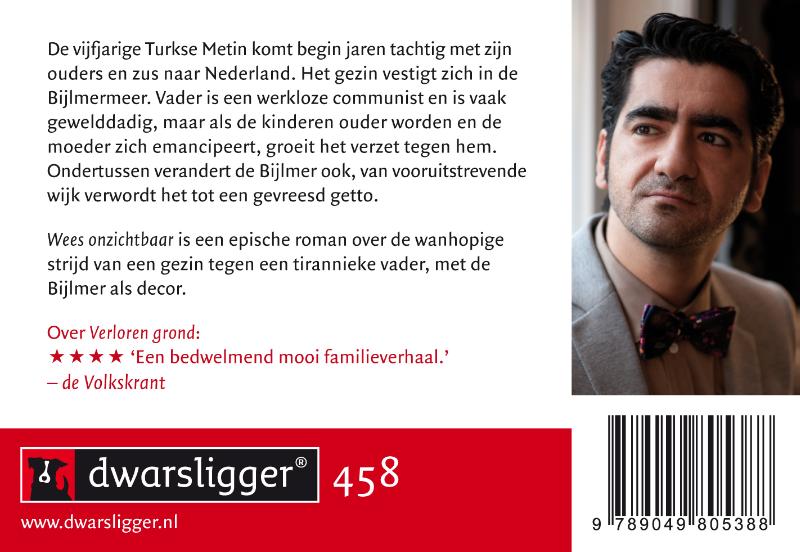 Achterkant van Wees onzichtbaar