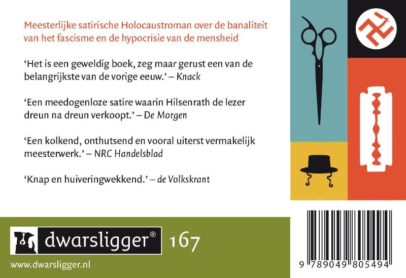 Achterkant van De nazi en de kapper