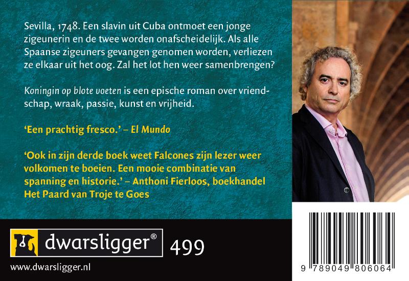 Achterkant van Koningin op blote voeten