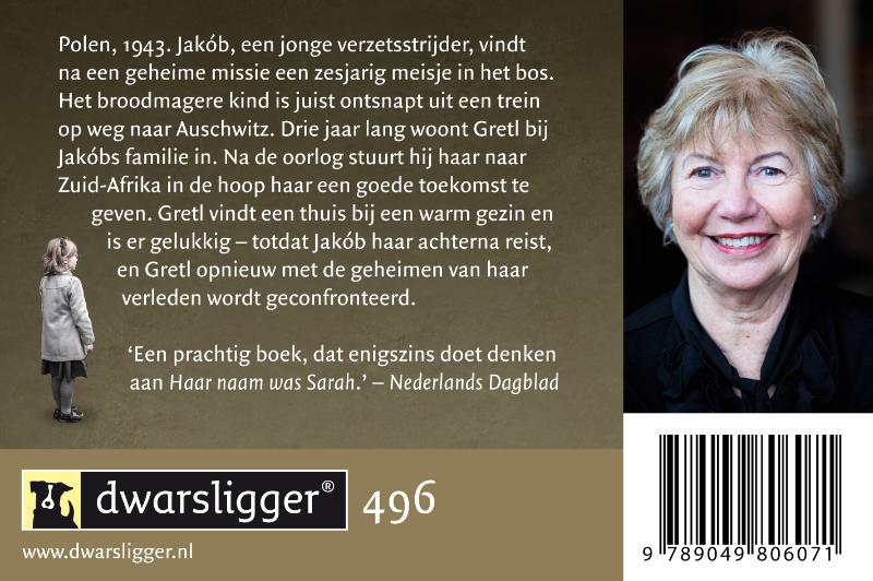 Achterkant van Het meisje uit de trein