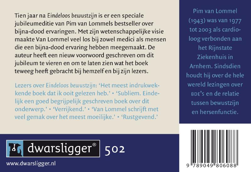 Achterkant van Eindeloos bewustzijn
