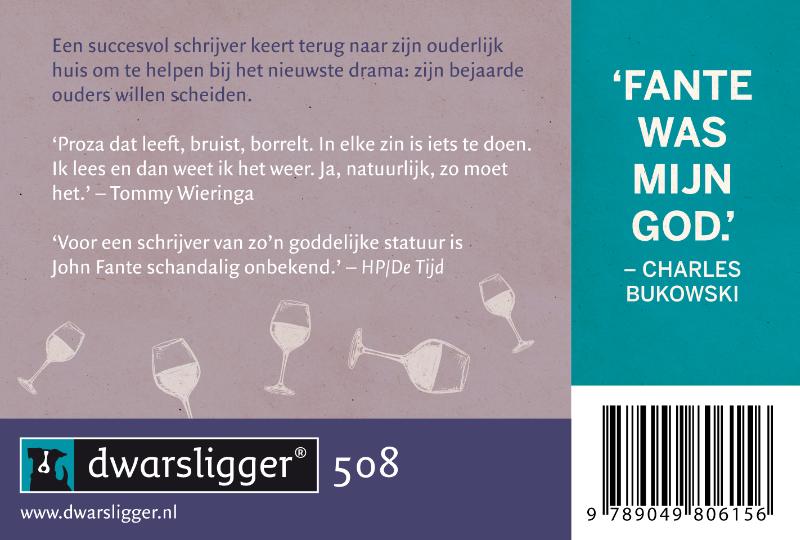 Achterkant van De broederschap van de druif
