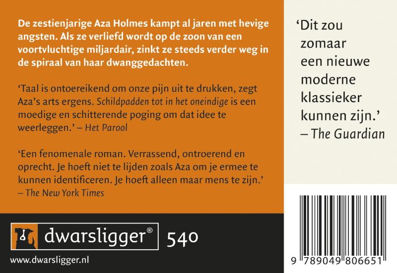 Achterkant van Schildpadden tot in het oneindige