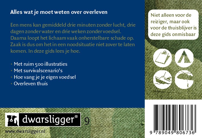 Achterkant van Het SAS survival handboek DL