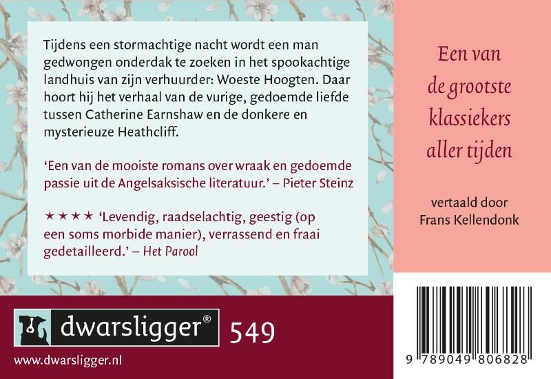 Achterkant van Woeste Hoogten