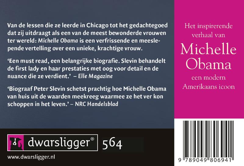 Achterkant van Michelle Obama DL
