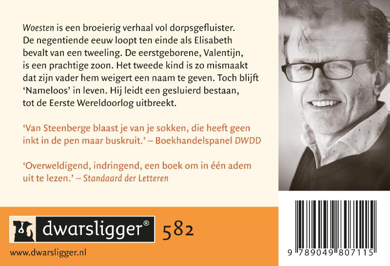 Achterkant van Woesten