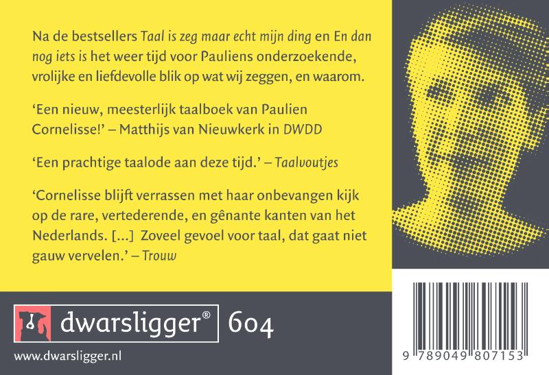Achterkant van Taal voor de leuk DL