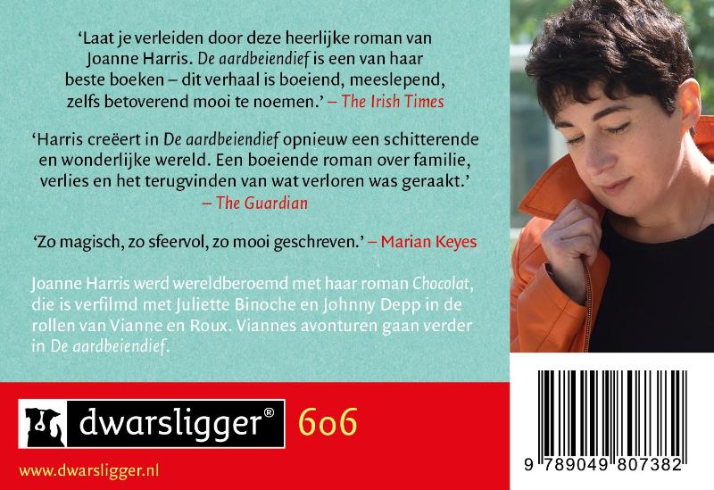 Achterkant van De aardbeiendief DL