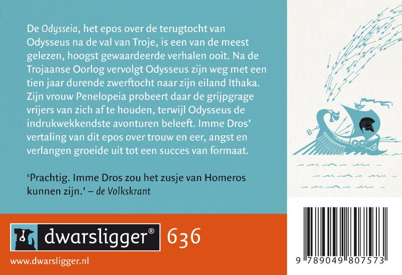 Achterkant van Odysseia DL