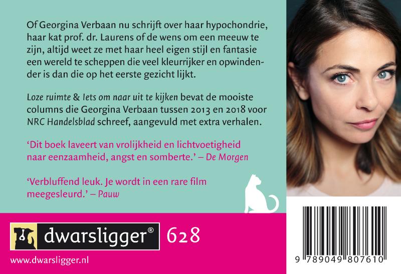 Achterkant van Loze ruimte & iets om naar uit te kijken