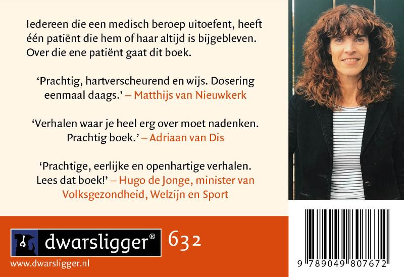 Achterkant van Die ene patiënt