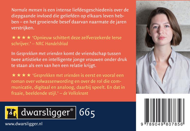 Achterkant van Normale mensen + Gesprekken met vrienden
