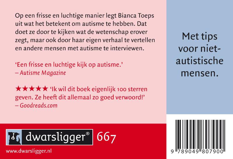 Achterkant van Maar je ziet er helemaal niet autistisch uit